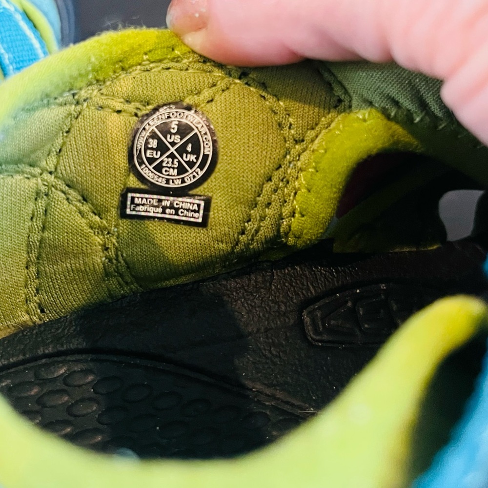 Keen Kids Blue and Green Outdoor Sandals - Picture 8 of 8